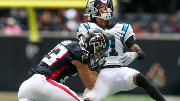 Erik Harris big hit vs. Carolina Panthers